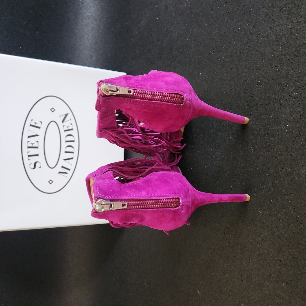 Steve Madden purple Suede Fringly - Picture 4 of 8